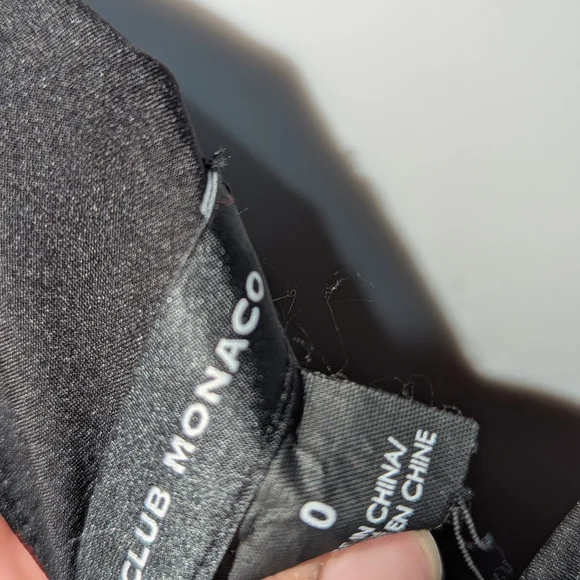 Elegant Black and Red Wrap Dress - Picture 3 of 3